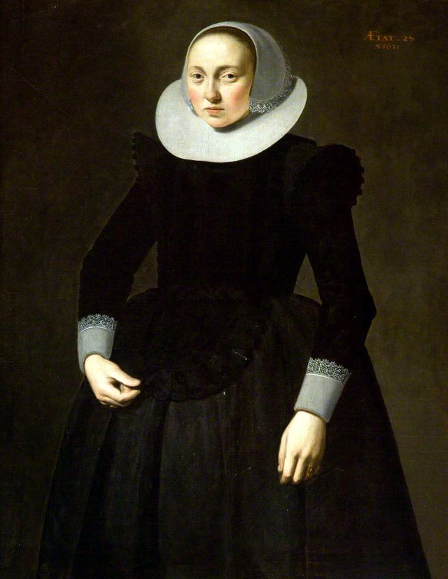 Vrouw Elizabeth Coreboult by Nicolaes Eliaszoon Pickenoy