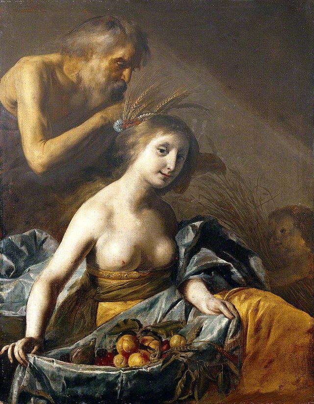 Vertumnus and Pomona by Paulus Bor