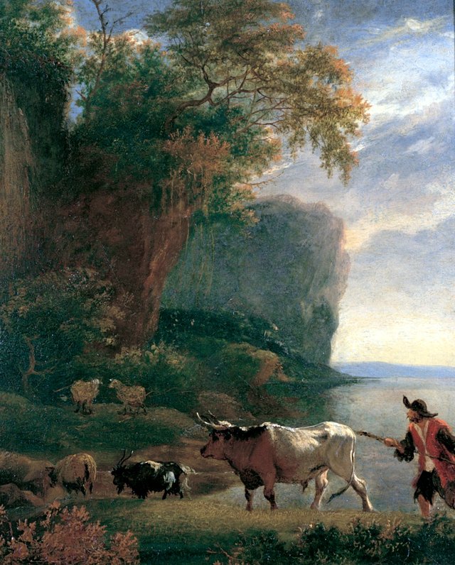 Landscape with a Drover by Jan Asselijn
