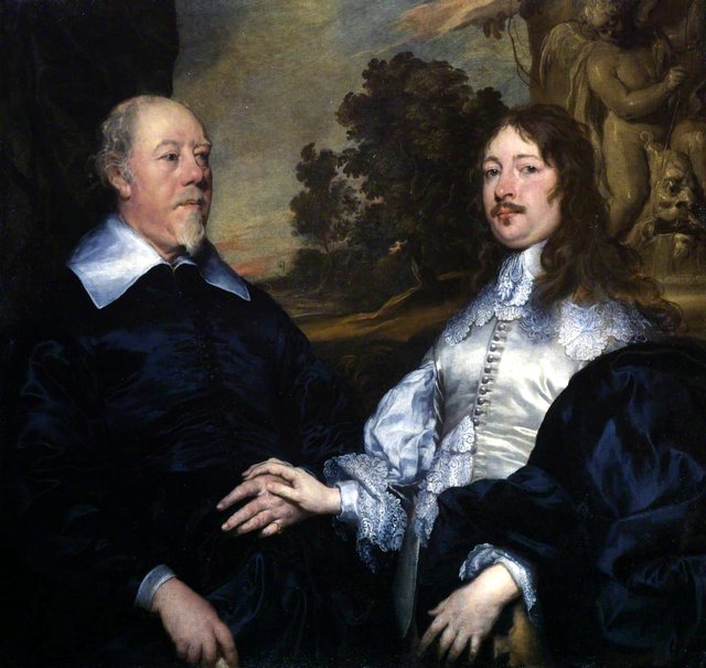Portrait of an Old and a Younger Man (John Taylor and John Denham) by William Dobson