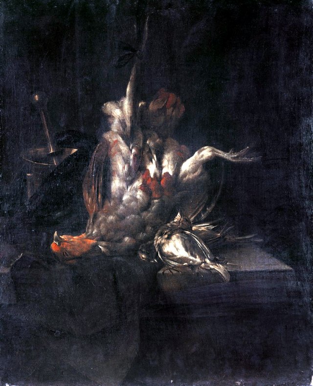 Still Life with Game Birds by Cornelis Lelienbergh
