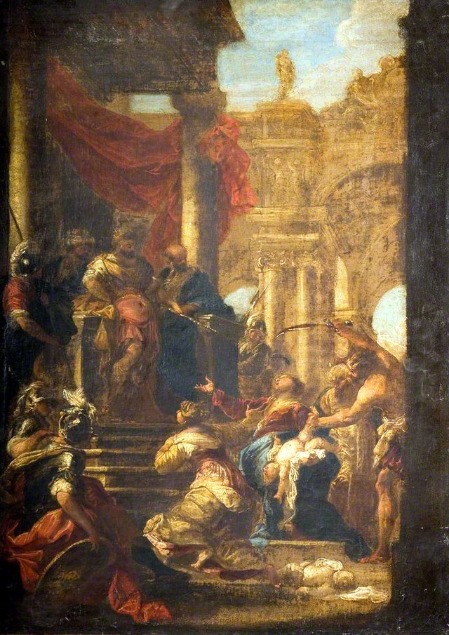 The Judgement of Solomon by Valerio Castello