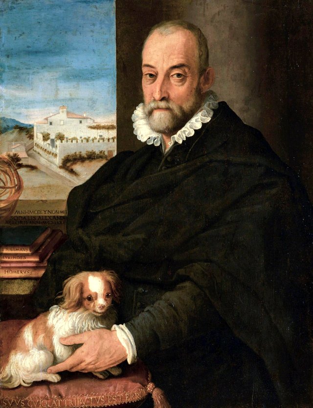 Portrait of Alessandro Allori by Stradanus