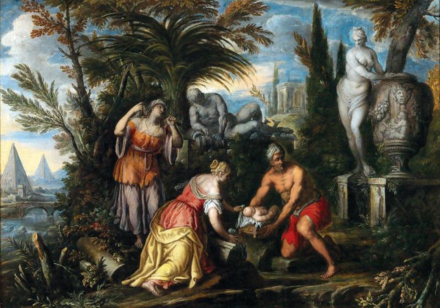 The finding of Moses by Paolo Fiammingo