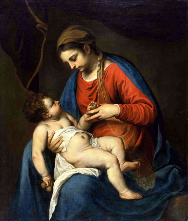 Maria with Child by Alessandro Turchi