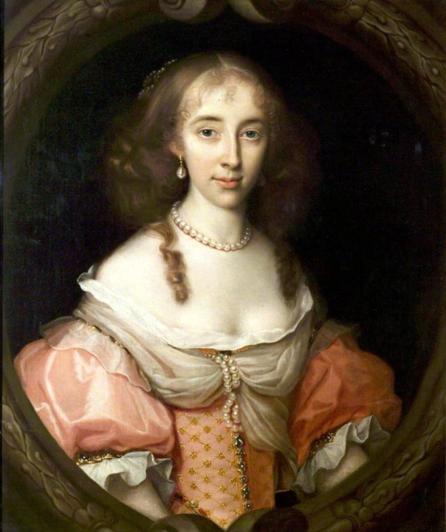 Magdalen Aston, Lady Burdett by John Michael Wright