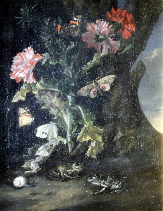 Still Life with Carnations by Willem van Aelst