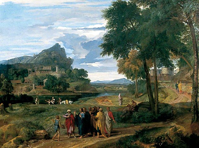 Christ with Jairus by Francisque Millet