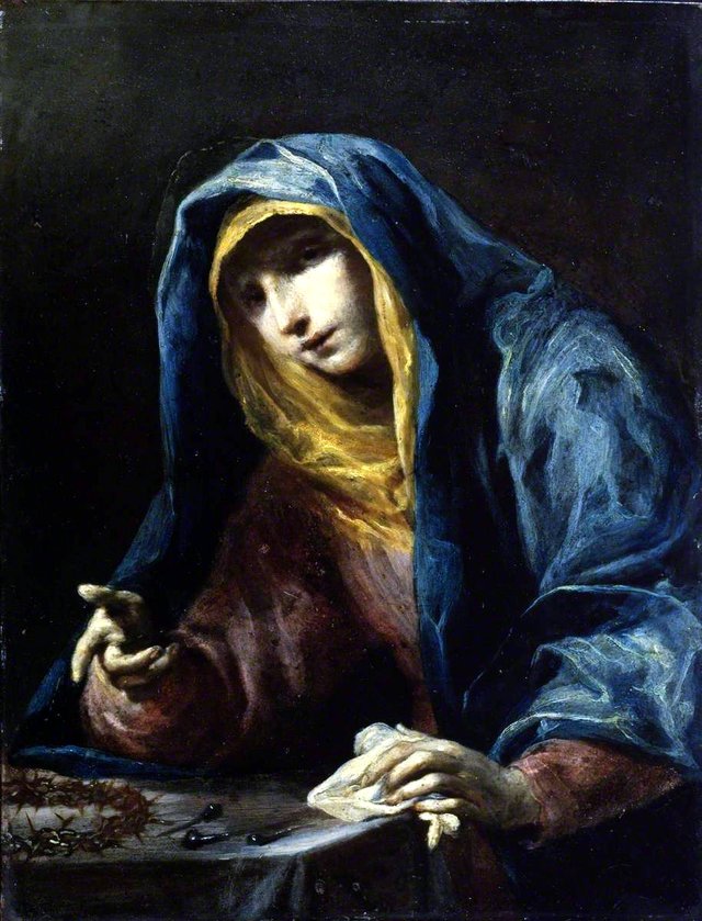 Virgin with the Instruments of the Passion by Giuseppe Maria Crespi