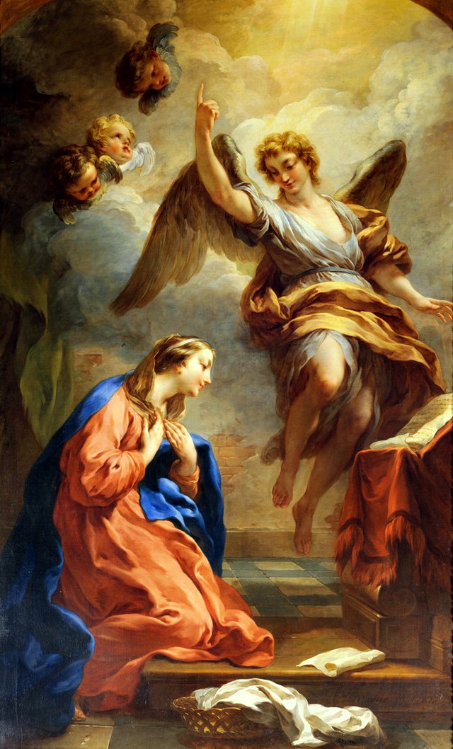 The Annunciation by François Lemoyne