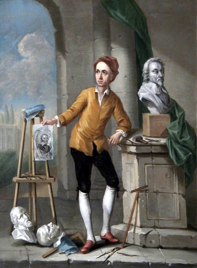 Peter Scheemakers (1691–1781) by Francis Hayman