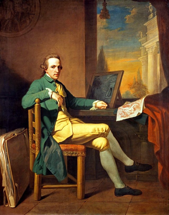 David Allan (1744–1796), Artist (self portrait) by David Allan
