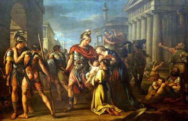 Hector's Farewell to Andromache by Gavin Hamilton