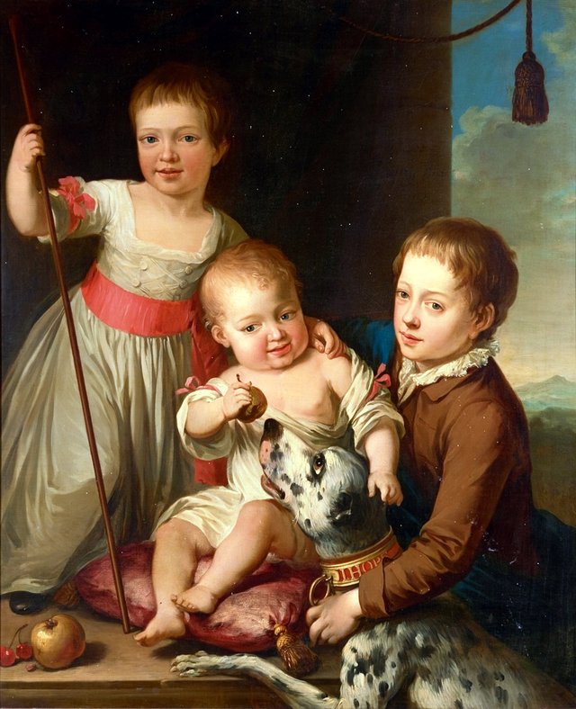 The Three Children of John (Jan) Hope Esq. by Willem Joseph Laquy