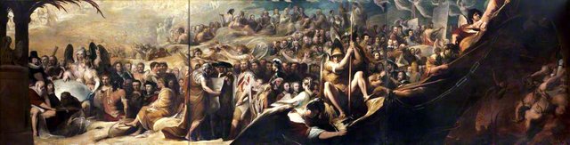 Elysium, or the State of Final Retribution (painting 6 of 6 in the series 'The Progress of Human Knowledge and Culture') by James Barry