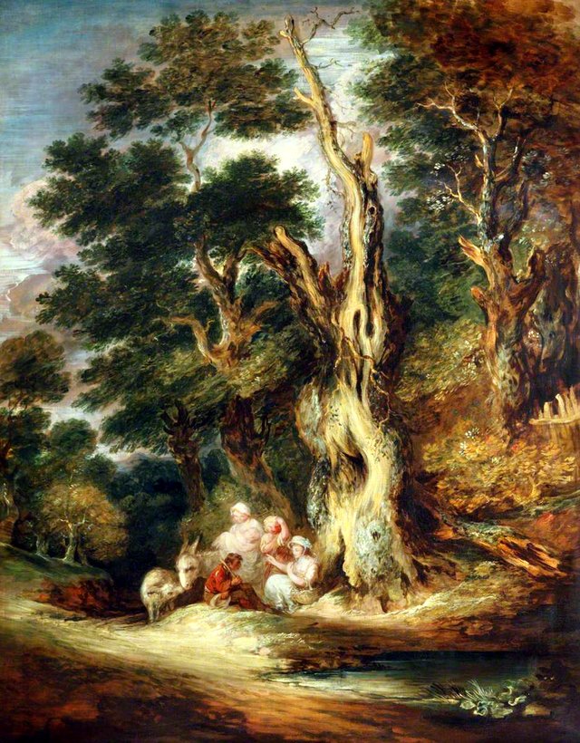 The Gadshill Oak by Gainsborough Dupont