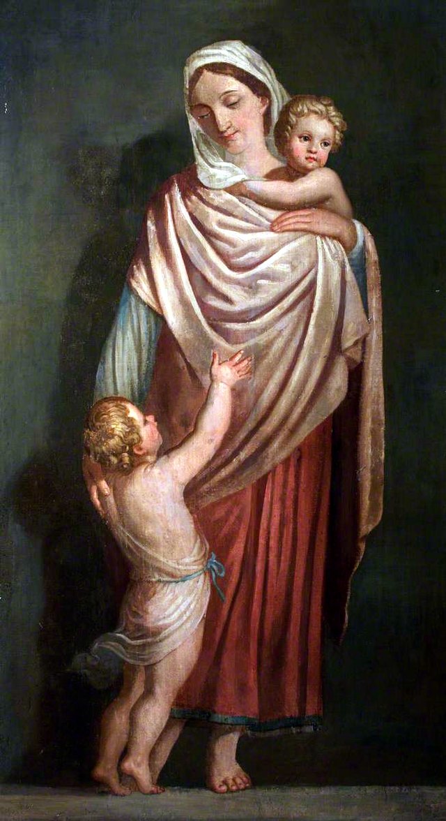 Charity (triptych, right wing) by David Allan