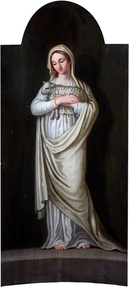 Faith (triptych, left wing) by David Allan