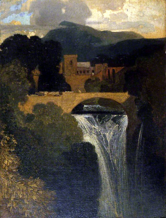 The Waterfall by John Sell Cotman