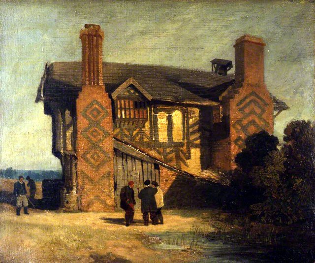 Moreton Hall, Cheshire by John Sell Cotman