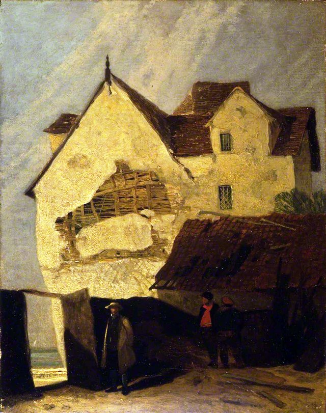 Old Houses at Gorleston by John Sell Cotman