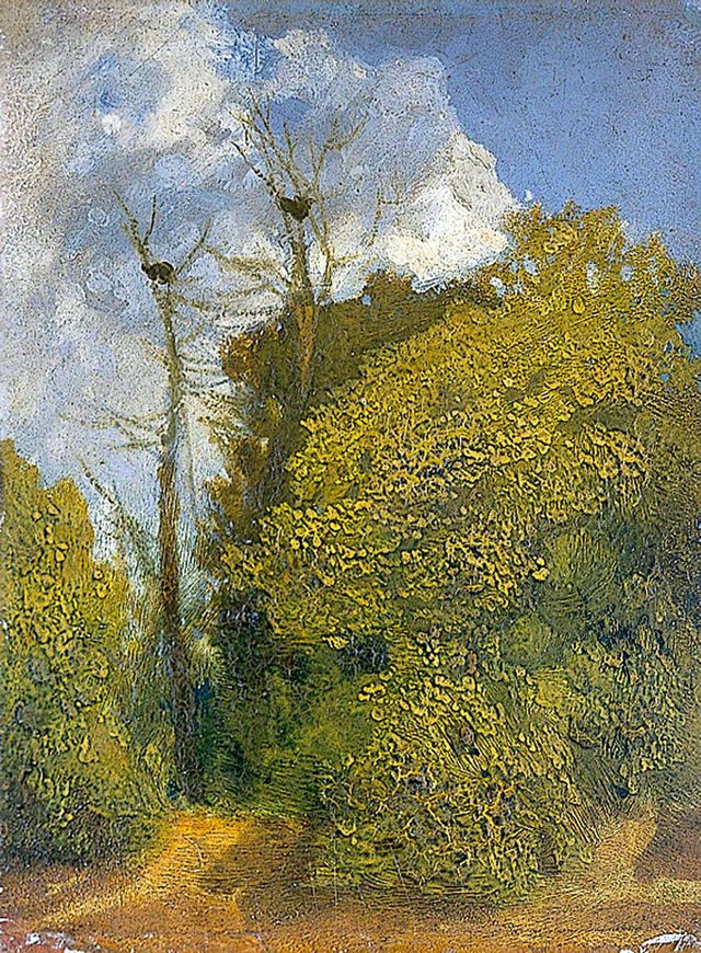 In the Bishop's Garden by John Sell Cotman