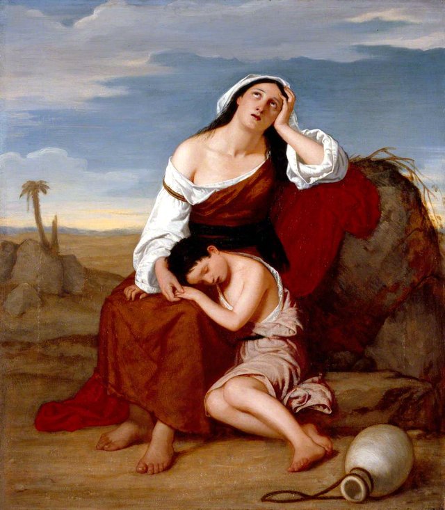 Hagar and Ishmael by Charles Lock Eastlake