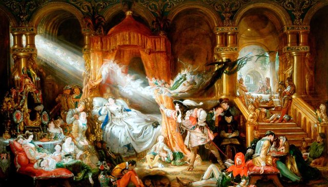 The Sleeping Beauty by Daniel Maclise