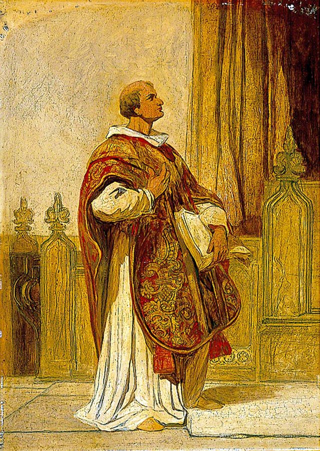 An Ecclesiastic by John Sell Cotman