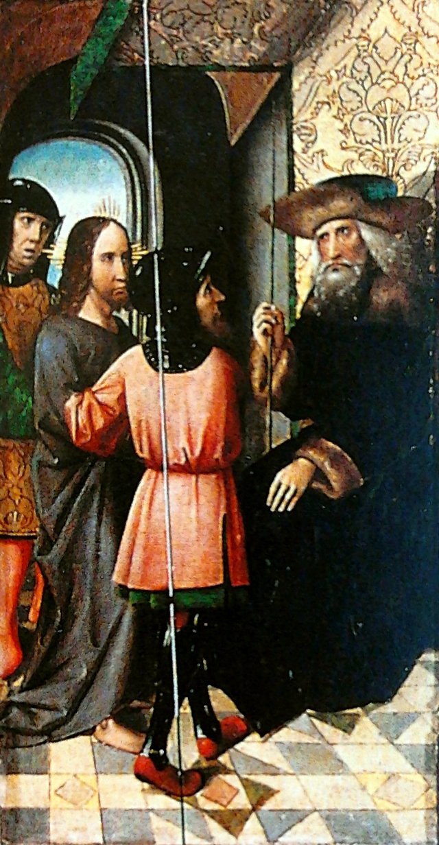 Christ before Pilate. by Colijn de Coter