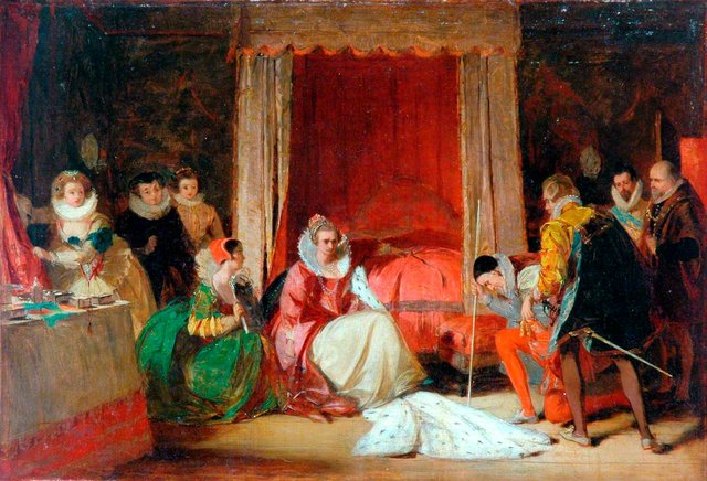 Queen Elizabeth in a Rage by Augustus Egg
