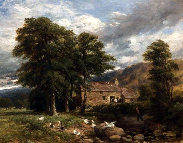 The Old Mill at Bettws-y-Coed by David Cox