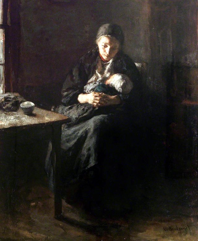 Maternal Love (Sorrow) by Albert Neuhuys
