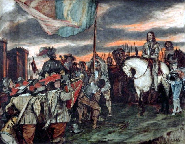 Charles I Raising His Standard at Nottingham by Augustus Egg