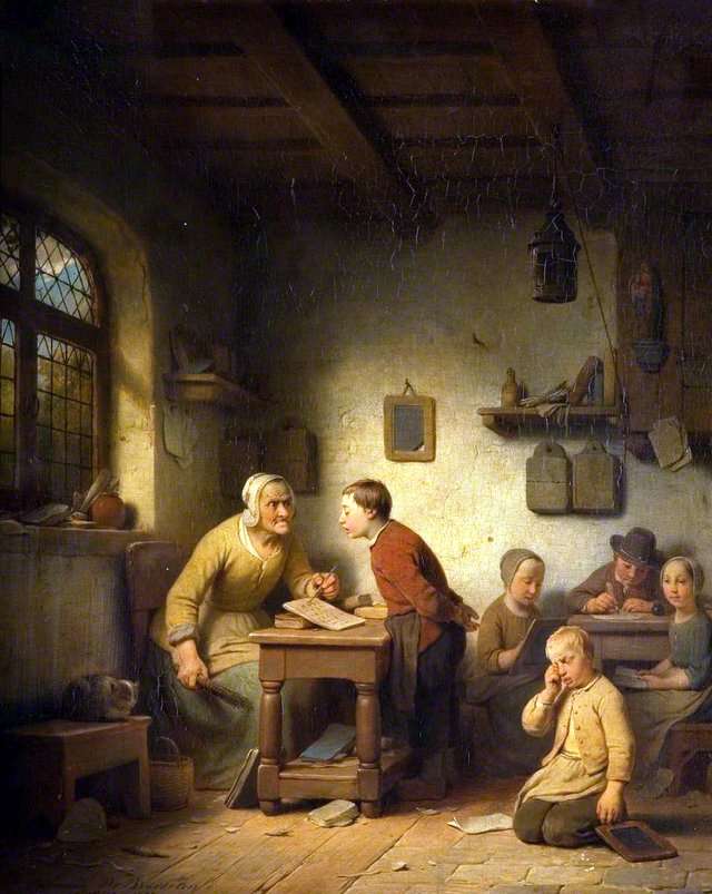 A Belgian School by Ferdinand de Braekeleer the Elder