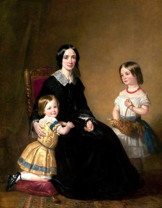 Mrs Kennedy and Her Children by Edwin Long
