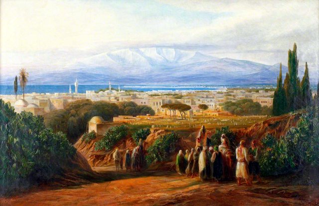 View of Beirut by Edward Lear