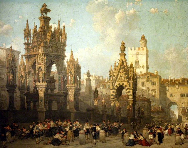 The Tombs of the Scaligeri at Verona by David Roberts