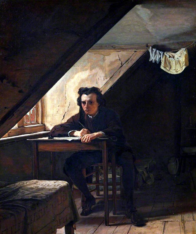 Self Portrait as a Distressed Poet by Augustus Egg