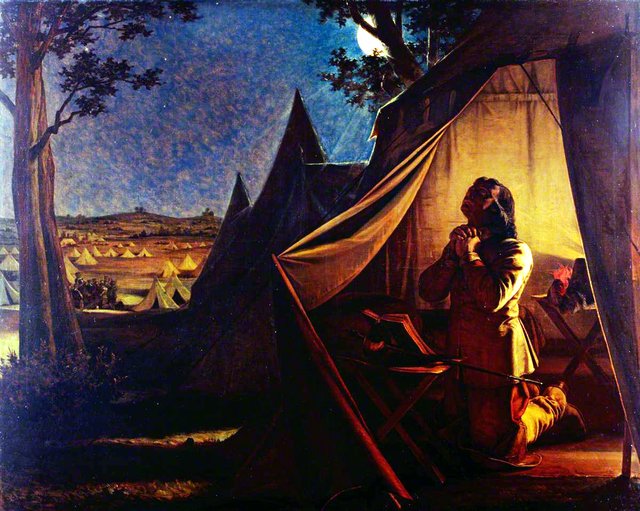 The Night before Naseby by Augustus Egg