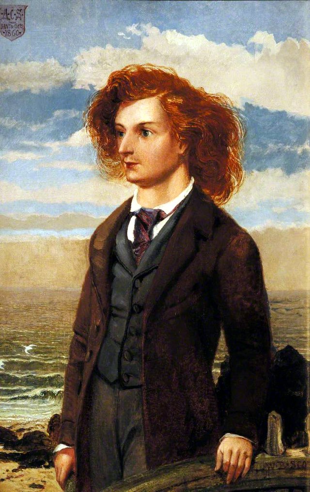 Algernon Charles Swinburne (1837–1909), Commoner (1856), Poet by William Bell Scott