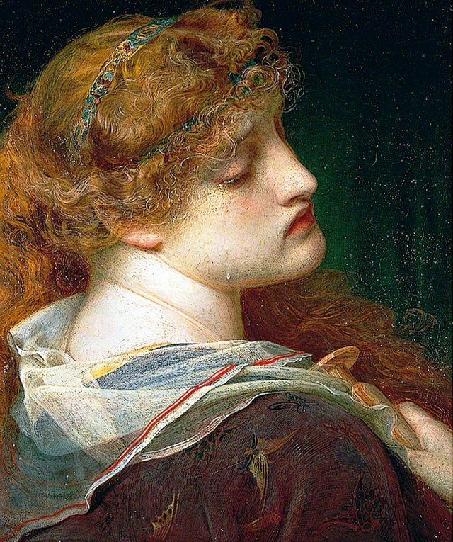 Mary Magdalene (Tears, Idle Tears) by Frederick Sandys