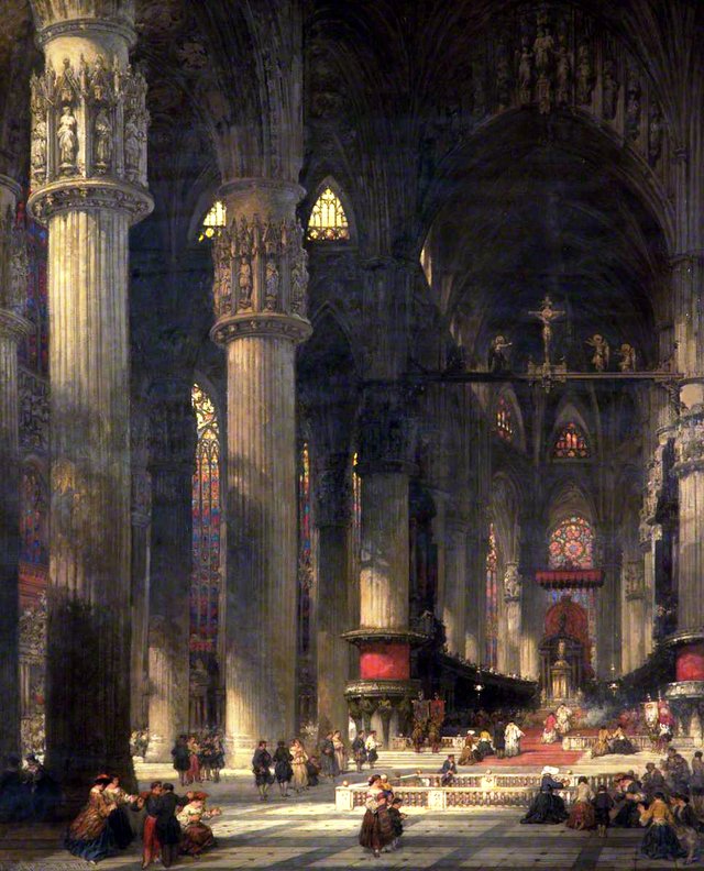Milan Cathedral, Italy by David Roberts