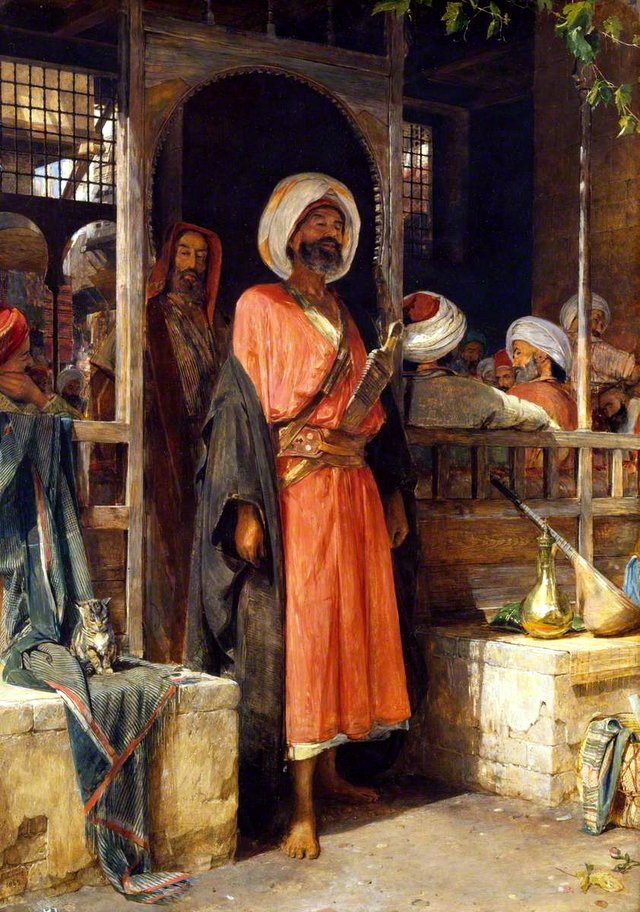 The Door of a Café in Cairo by John Frederick Lewis