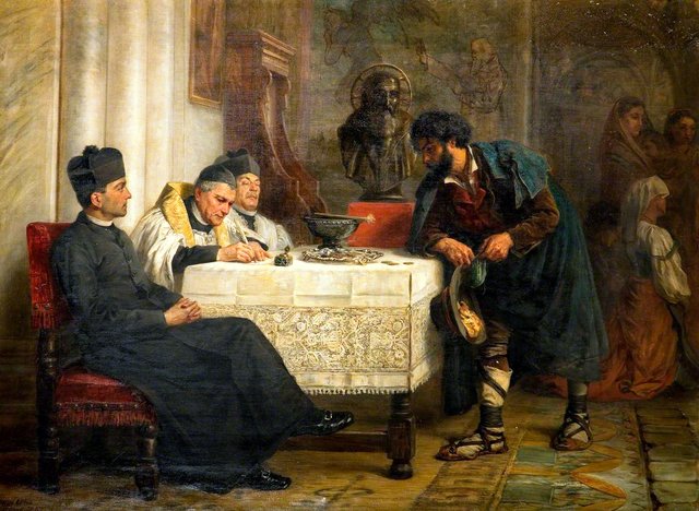 Peter's Pence by Edwin Long