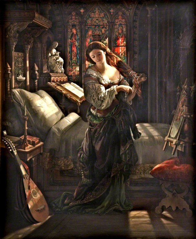 Madeline after Prayer by Daniel Maclise