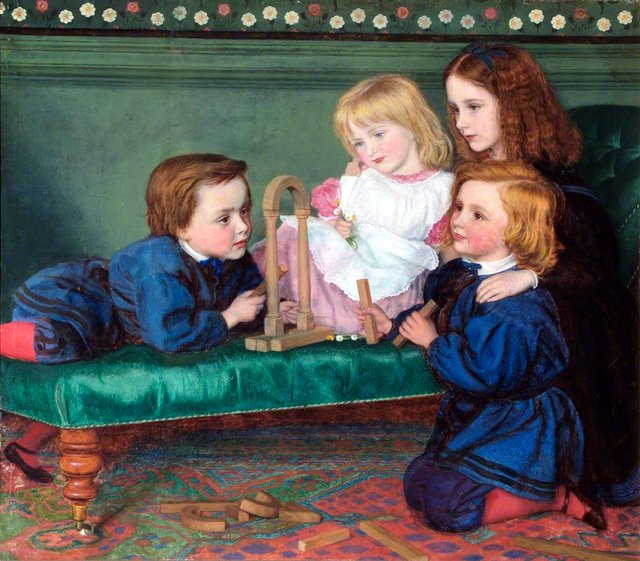The Children of Birkbeck Hill by Arthur Hughes