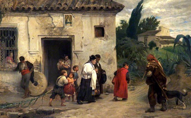 El santo óleo by José Jiménez Aranda