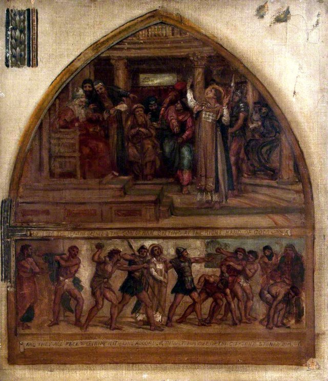 Study for 'St Stephen's, Dulwich' by Edward Poynter