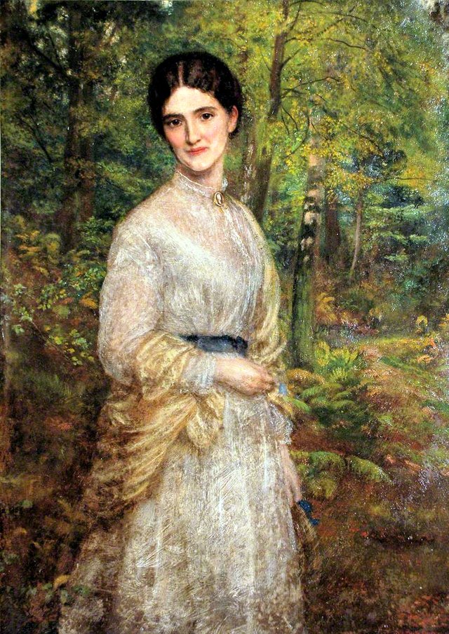Ellen Dana Conway (1833–1897) by Arthur Hughes
